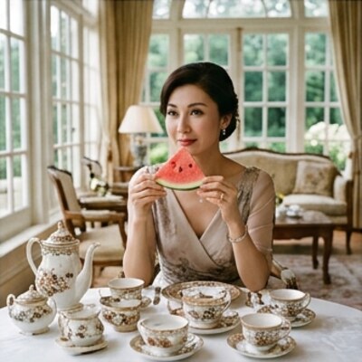 茶室吃瓜